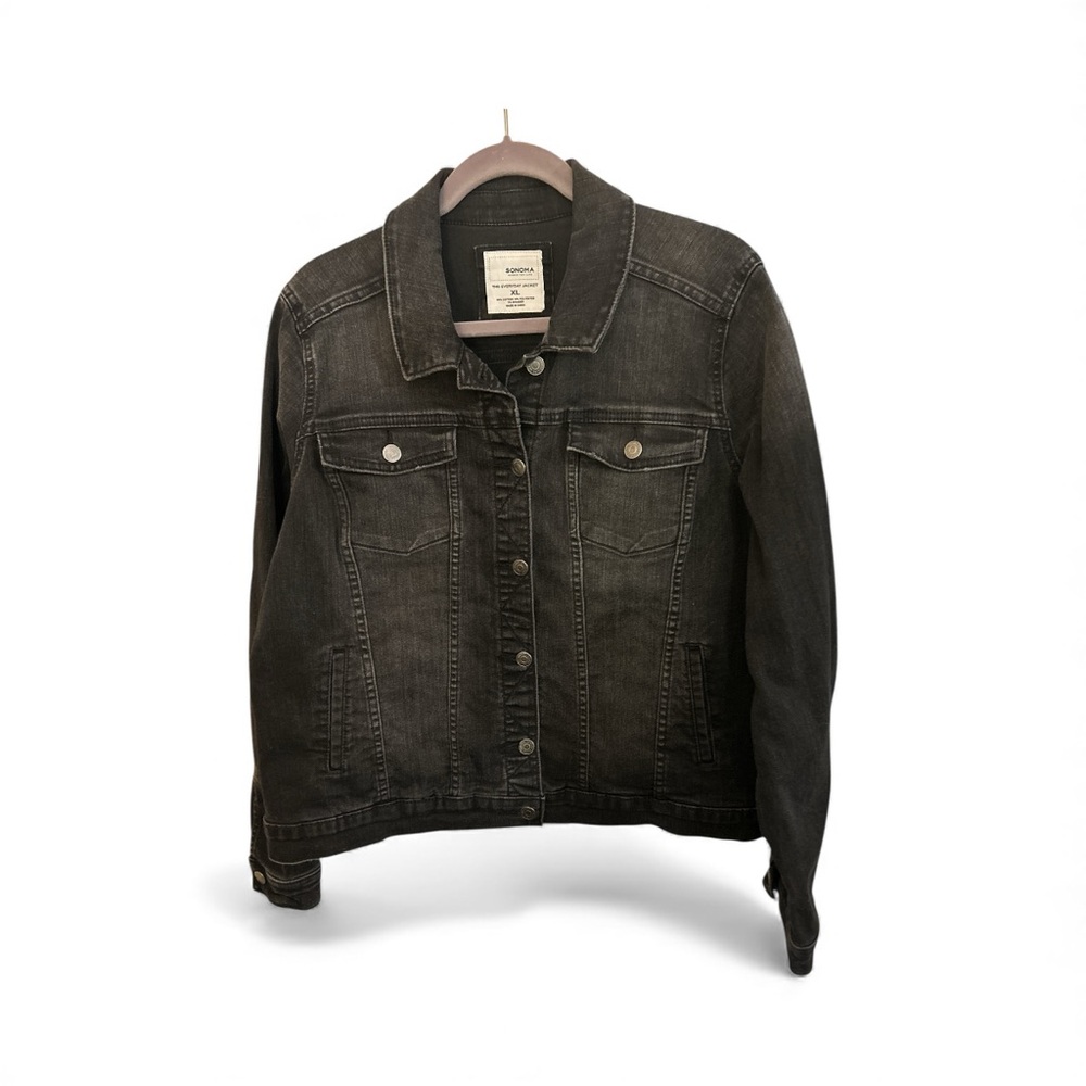 Sonoma Black Jean Jacket with Wicked Embroidery - Picture 2 of 2